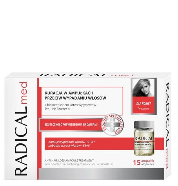 Radical Med лечение волос для женщин, 75 ml
Radical Med лечение волос для женщин, 75 ml