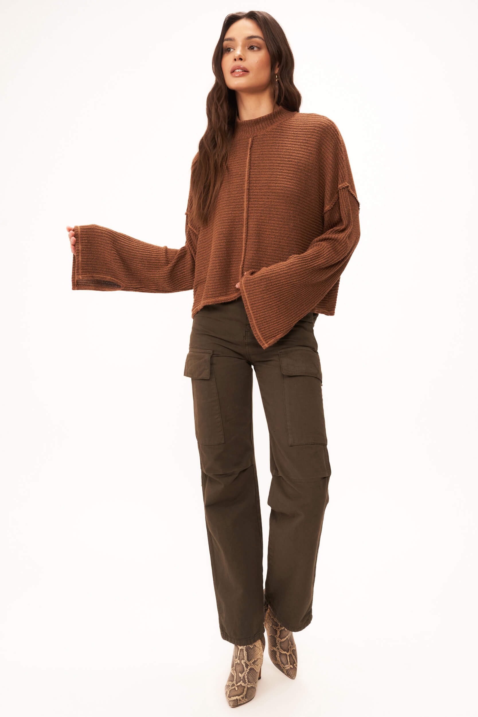 Свитер с ребристым воротником стойкой PROJECT SOCIAL T, Caramel
Свитер с ребристым воротником стойкой PROJECT SOCIAL T, Caramel