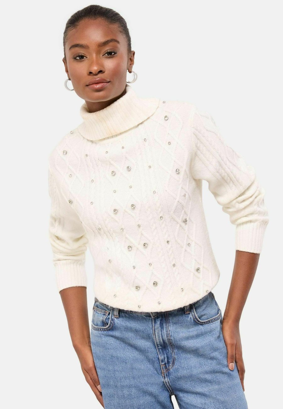 Джемпер Lipsy REGULAR FIT -LONGLINE CABLE, Ivory White Embellished/White
Джемпер Lipsy REGULAR FIT -LONGLINE CABLE, Ivory White Embellished/White