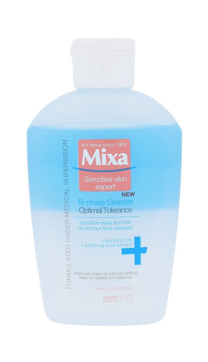 Mixa, Двухфазная мицеллярная жидкость с оптимальной толерантностью для лица, 125 мл 
Mixa, Двухфазная мицеллярная жидкость с оптимальной толерантностью для лица, 125 мл