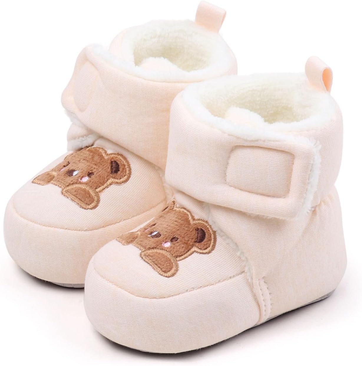 Первые ходунки для малышей, ботинки, мультяшные, с мягкой подошвой, противоскользящие, зимние теплые обувь для улицы для девочек и мальчиков Covvoliy, Apricot
Первые ходунки для малышей, ботинки, мультяшные, с мягкой подошвой, противоскользящие, зимние теплые обувь для улицы для девочек и мальчиков Covvoliy, Apricot