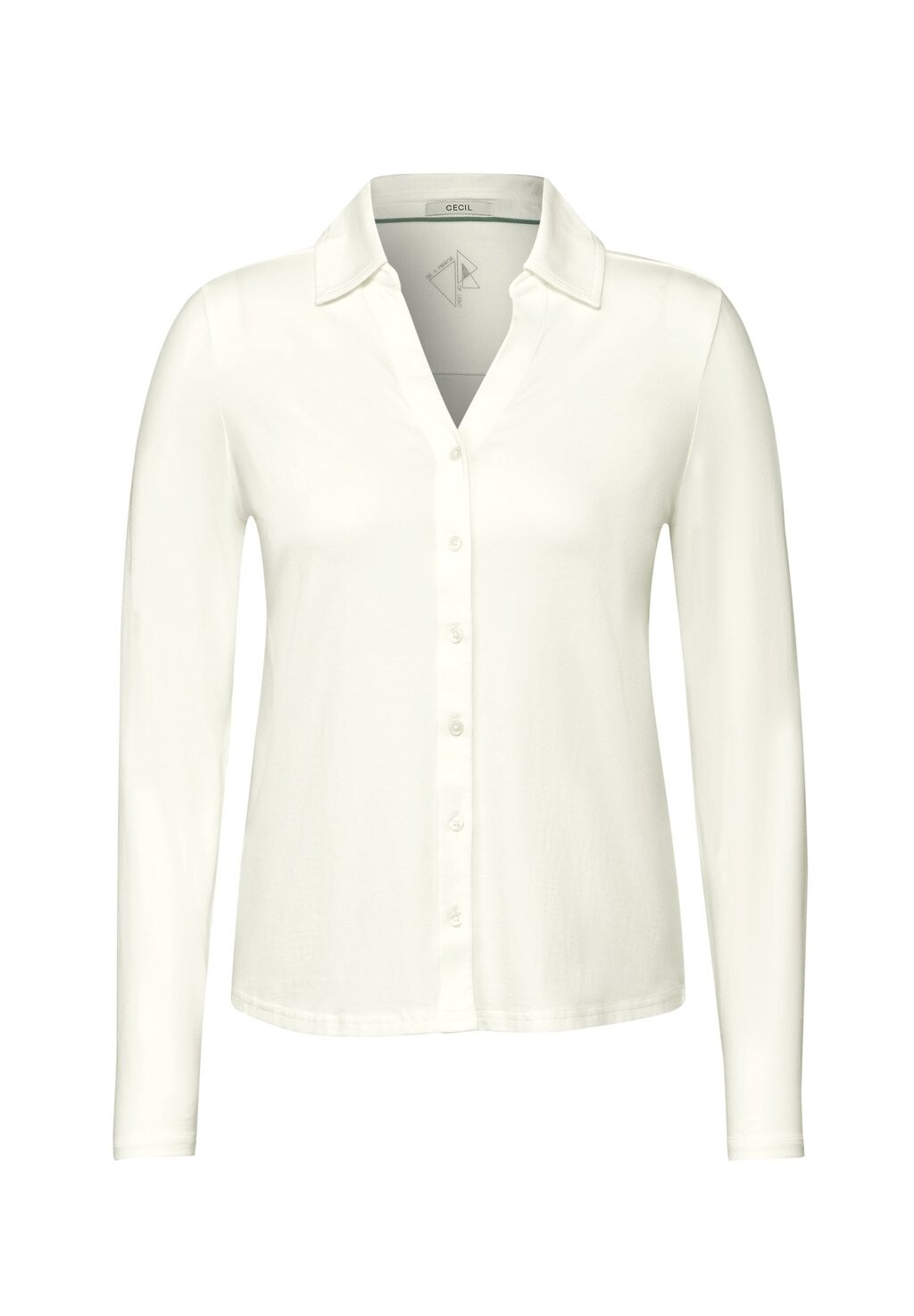 Блузка на пуговицах MIT KNOPFLEISTE Cecil, молочный
Блузка на пуговицах MIT KNOPFLEISTE Cecil, молочный
