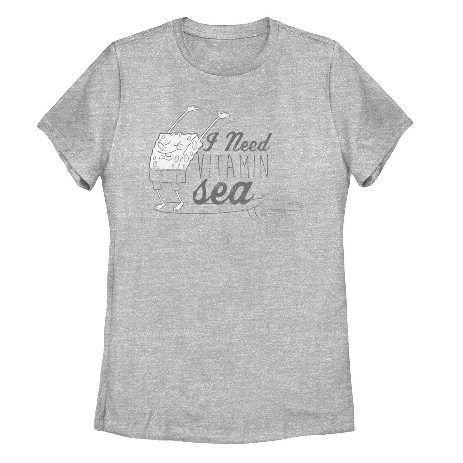 Футболка «Губка Боб Квадратные Штаны» для юниоров «Мне нужны витамины и море» Licensed Character
Футболка «Губка Боб Квадратные Штаны» для юниоров «Мне нужны витамины и море» Licensed Character