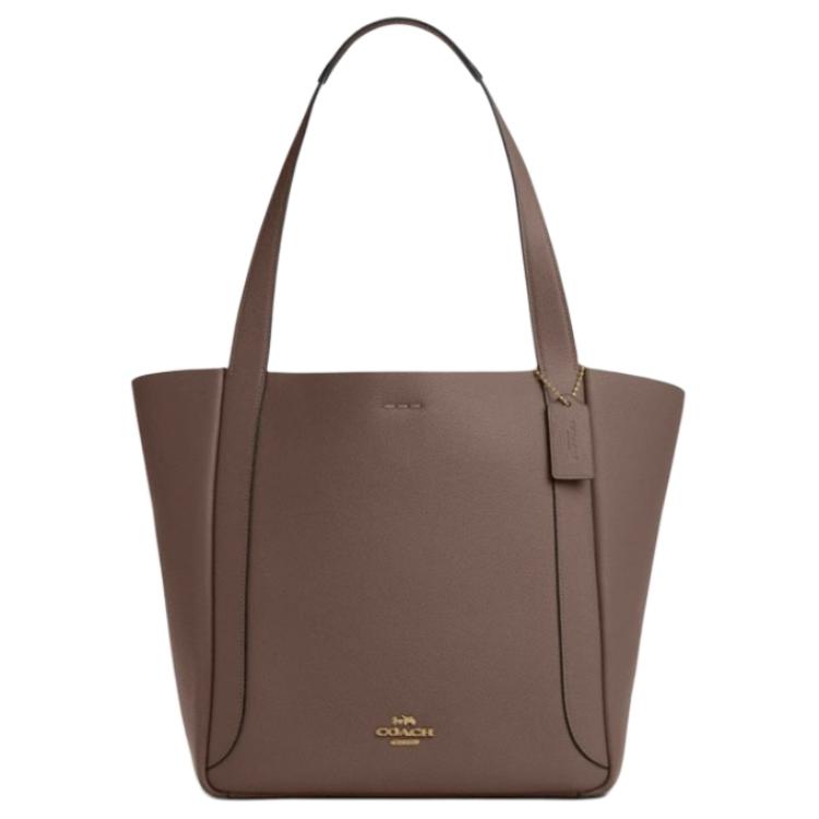 Сумка-шоппер из телячьей кожи, большая женская сумка, темно-умбра COACH
Сумка-шоппер из телячьей кожи, большая женская сумка, темно-умбра COACH