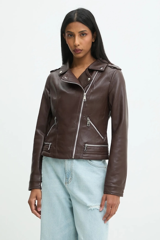 Байкерская куртка Answear.Lab, коричневый
Байкерская куртка Answear.Lab, коричневый
