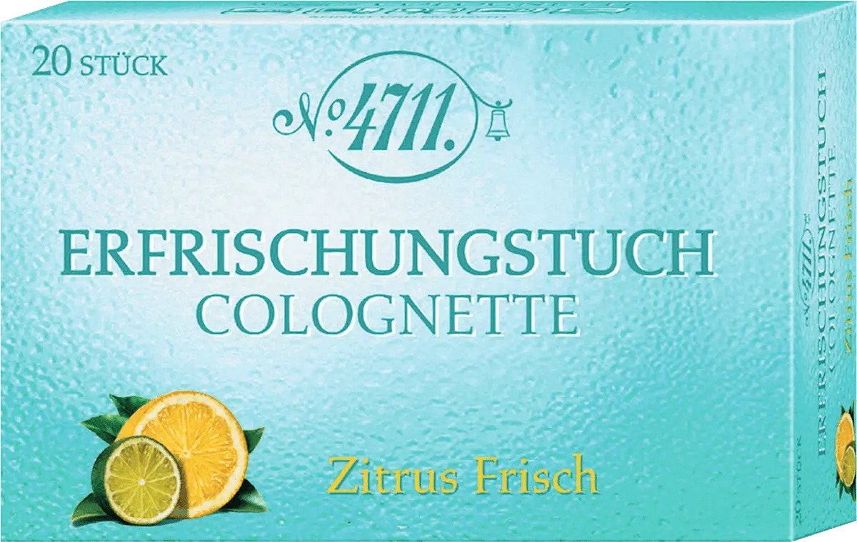 Erfrischungstuch Одеколон Zitrus Frisch 20°0St 4711
Erfrischungstuch Одеколон Zitrus Frisch 20°0St 4711