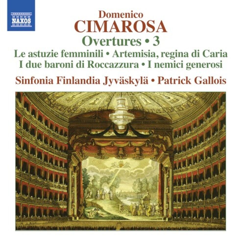 Диск CD Overtures Vol. 3 - Domenico Cimarosa, Patrick Gallois, Sinfonia Finlandia Jyväskylä
Диск CD Overtures Vol. 3 - Domenico Cimarosa, Patrick Gallois, Sinfonia Finlandia Jyväskylä