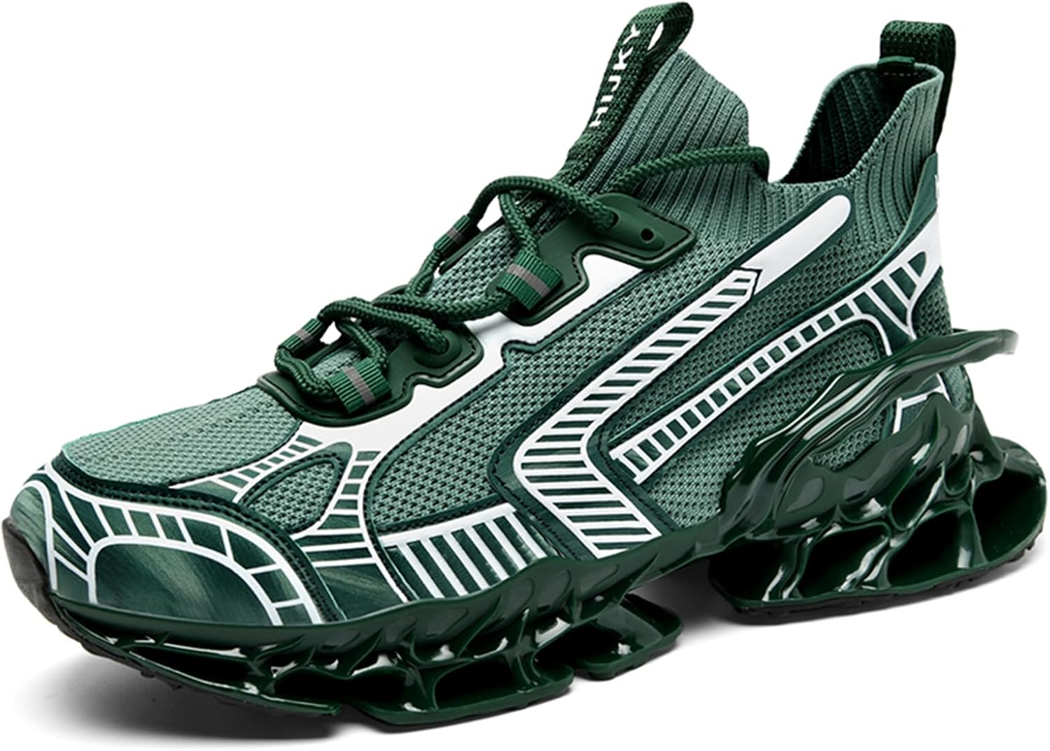 Мужские модные кроссовки GSIGUL с лезвием, противоскользящие, для бега, тенниса и повседневной носки, зеленый
Мужские модные кроссовки GSIGUL с лезвием, противоскользящие, для бега, тенниса и повседневной носки, зеленый