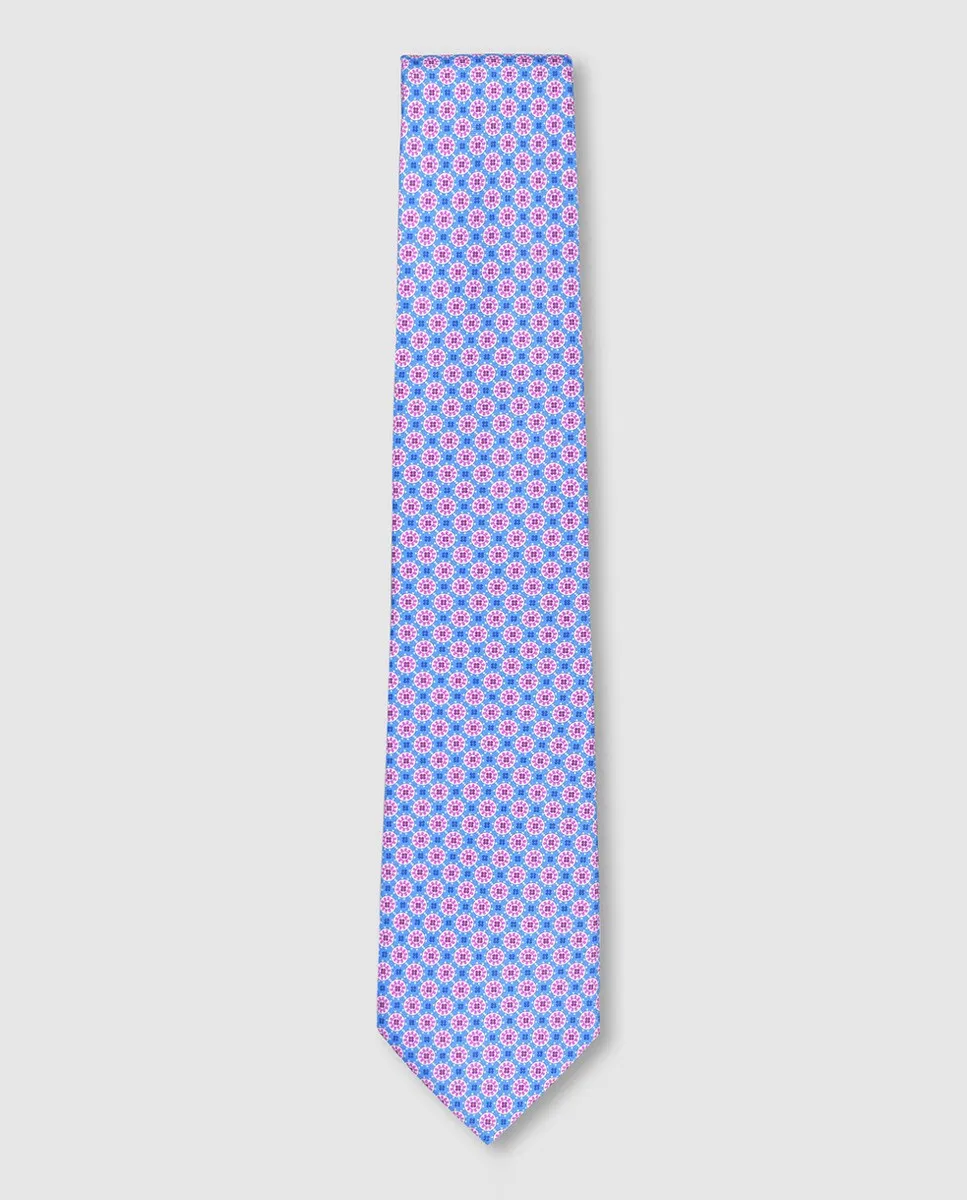 Мужской шелковый галстук с принтом Olimpo, синий
Мужской шелковый галстук с принтом Olimpo, синий