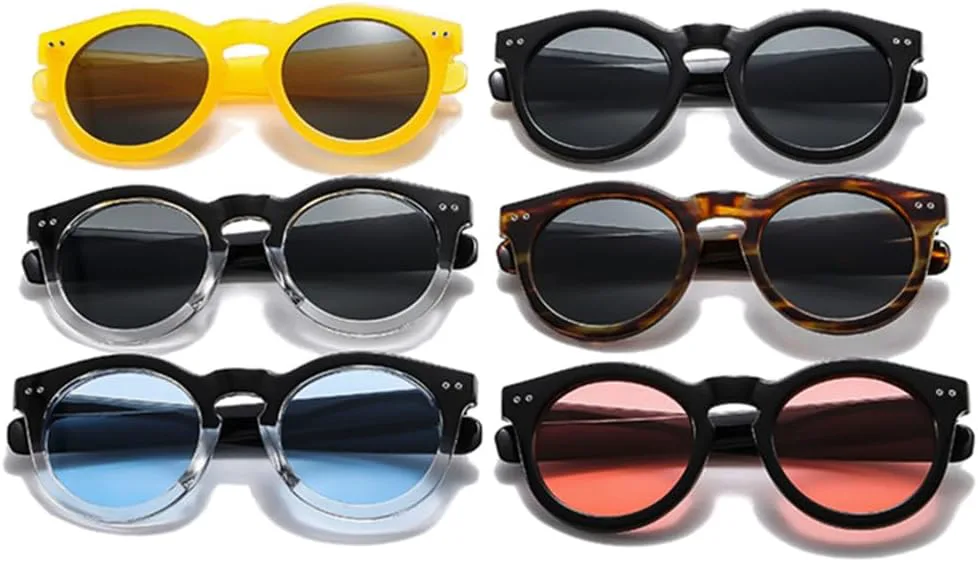 Женские солнцезащитные очки овальной формы с защитой от УФ-излучения UV400, в стиле ретро с заклепками, мужские солнцезащитные очки в стиле панк HDUBFY, Black Gray
Женские солнцезащитные очки овальной формы с защитой от УФ-излучения UV400, в стиле ретро с заклепками, мужские солнцезащитные очки в стиле панк HDUBFY, Black Gray