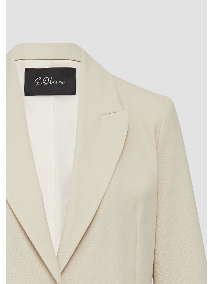 Блейзер s.Oliver BLACK LABEL, бежевый 
Блейзер s.Oliver BLACK LABEL, бежевый