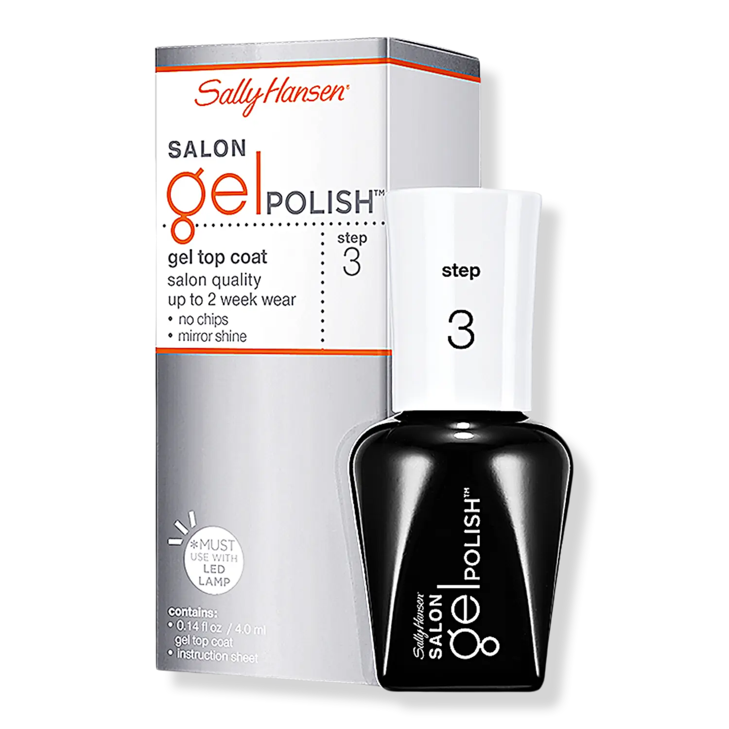 Салонный гель-лак, верхнее покрытие для гель-лака Sally Hansen
Салонный гель-лак, верхнее покрытие для гель-лака Sally Hansen