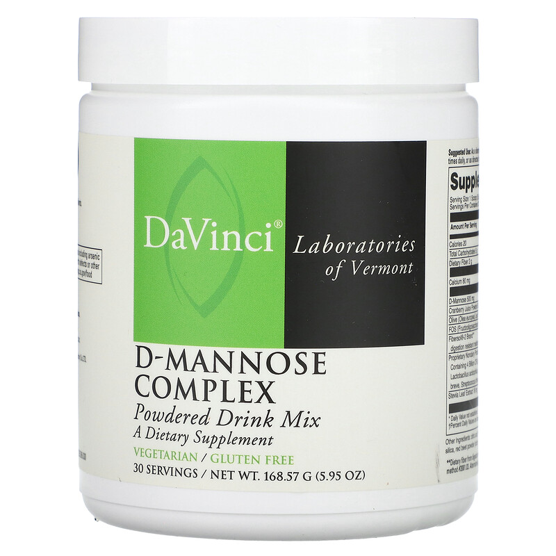 DaVinci Laboratories, Комплекс D-маннозы, порошковая смесь для напитков, 168,57 г (5,95 унции)
DaVinci Laboratories, Комплекс D-маннозы, порошковая смесь для напитков, 168,57 г (5,95 унции)