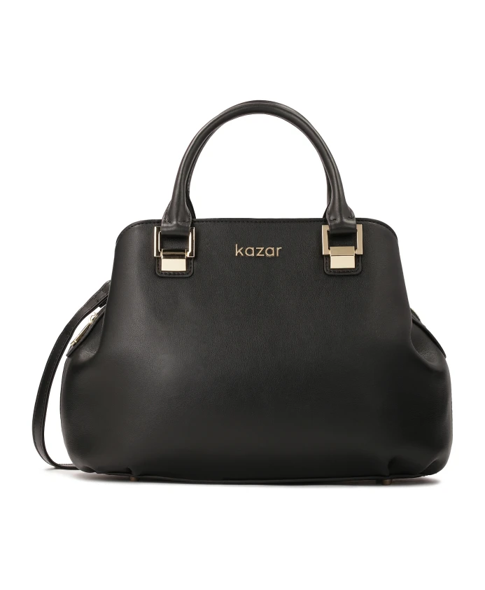 Сумочка с ручками и съемным ремешком. Kazar, черный
Сумочка с ручками и съемным ремешком. Kazar, черный