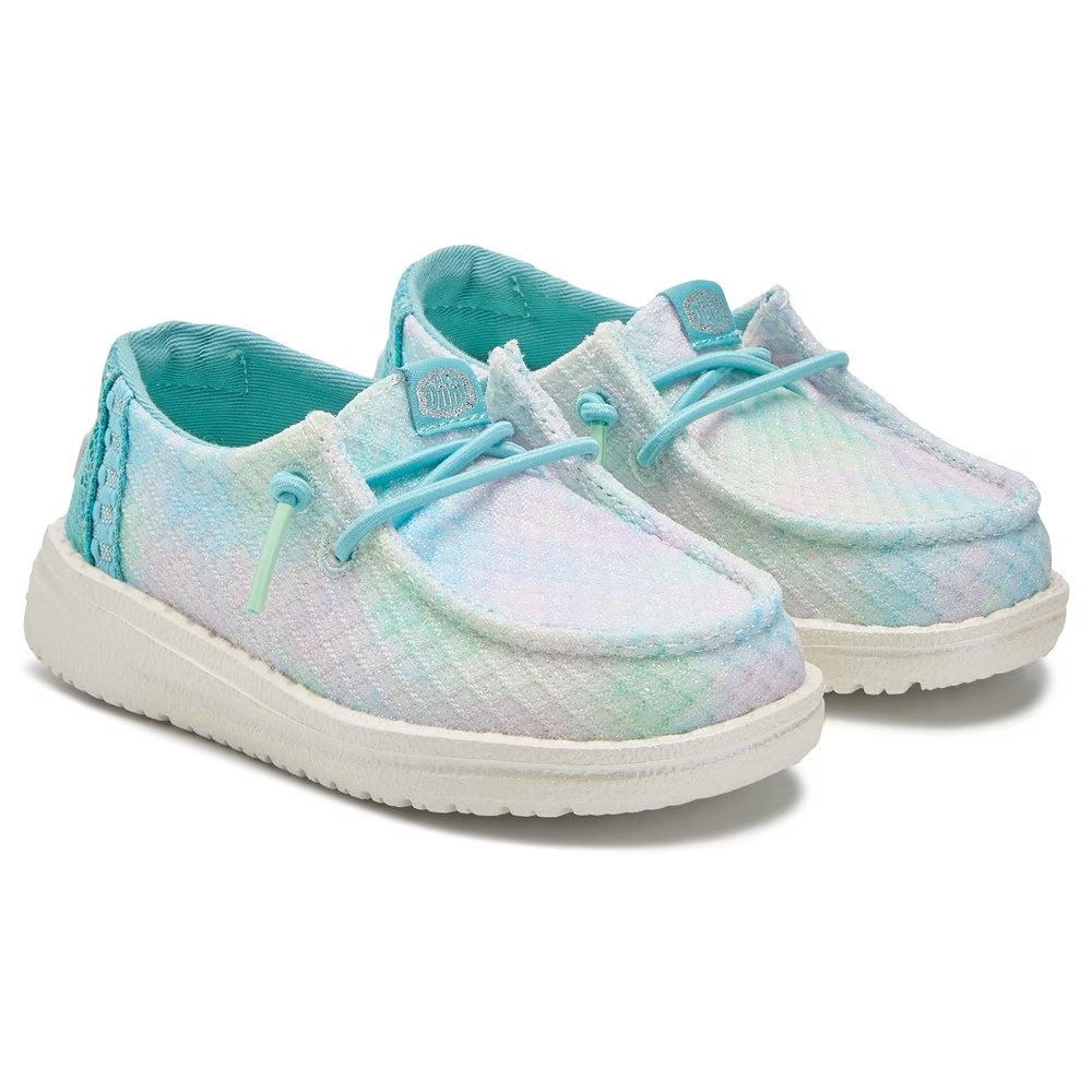 Детская туфля без шнурков Wendy Heydude для малышей, blue shimmer
Детская туфля без шнурков Wendy Heydude для малышей, blue shimmer