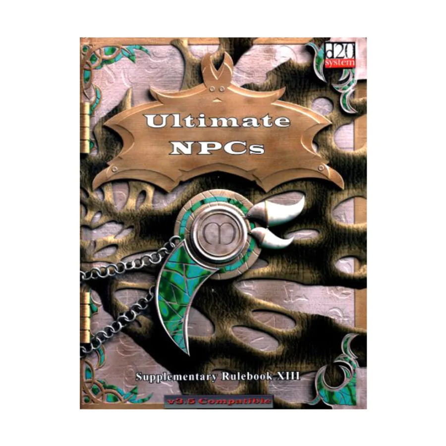 Ultimate NPC's, Ultimate Rulebooks (d20), твердый переплет
Ultimate NPC's, Ultimate Rulebooks (d20), твердый переплет
