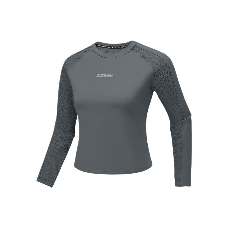 Футболка с рукавом реглан женская Skechers, серый
Футболка с рукавом реглан женская Skechers, серый