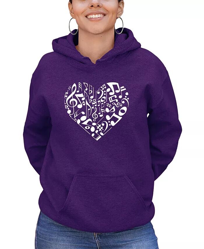 Женская толстовка с капюшоном Word Art Heart Notes LA Pop Art, фиолетовый
Женская толстовка с капюшоном Word Art Heart Notes LA Pop Art, фиолетовый