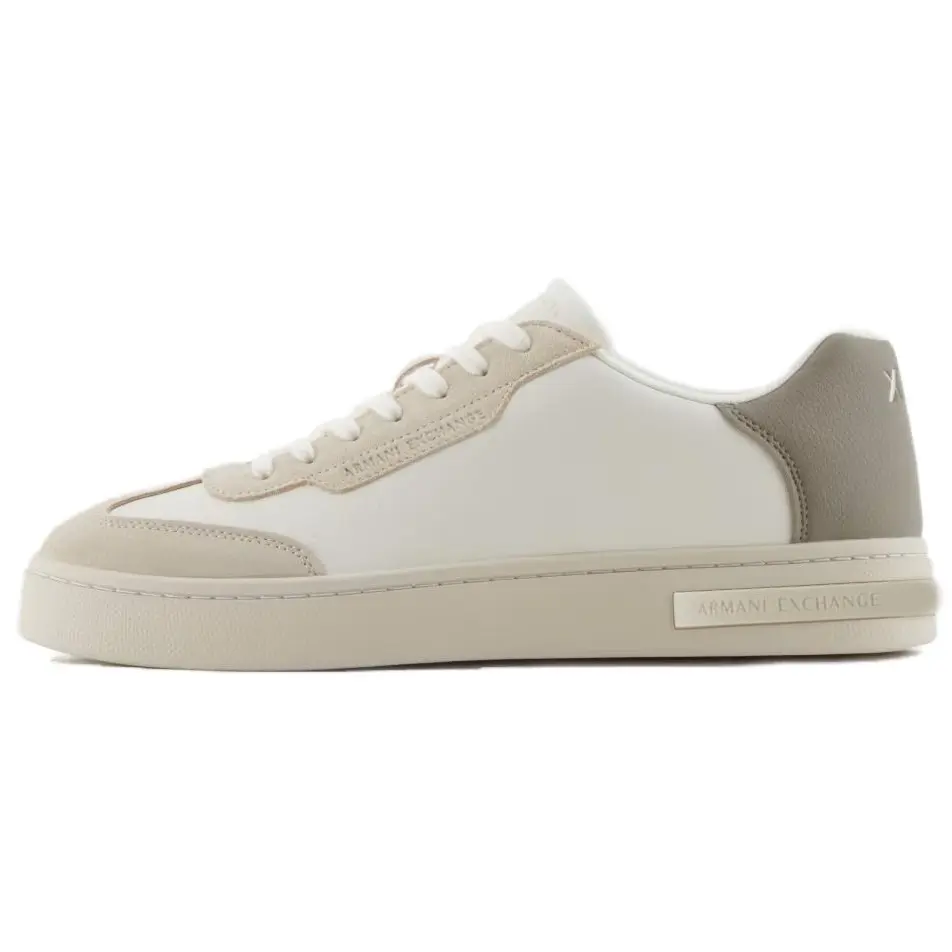 ARMANI EXCHANGE Низкие кроссовки для скейтбординга AE, бежевые, мужские 
ARMANI EXCHANGE Низкие кроссовки для скейтбординга AE, бежевые, мужские