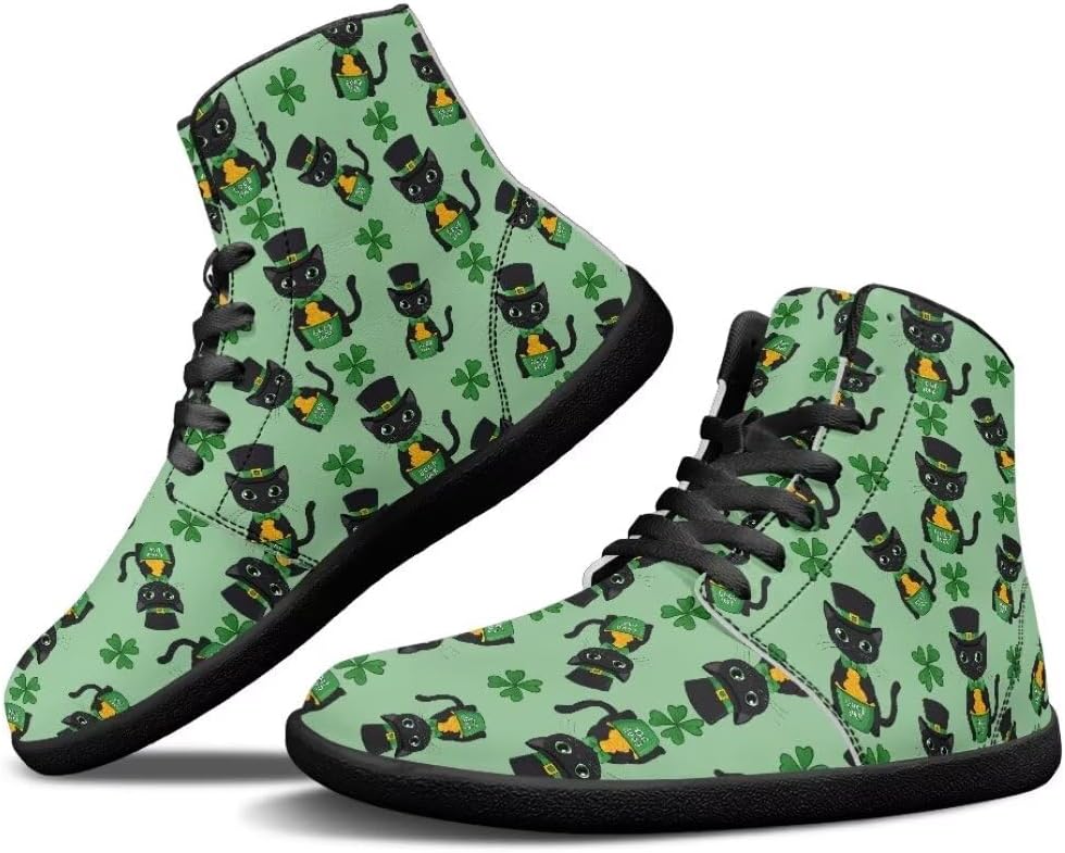 Мужские кроссовки St. Patrick's Day с босоножками, легкие, с широкой носковой частью, противоскользящие, высокие, с подошвой Zero Drop Getelinseng, St. Patrick's Day Leaves Black Cat
Мужские кроссовки St. Patrick's Day с босоножками, легкие, с широкой носковой частью, противоскользящие, высокие, с подошвой Zero Drop Getelinseng, St. Patrick's Day Leaves Black Cat
