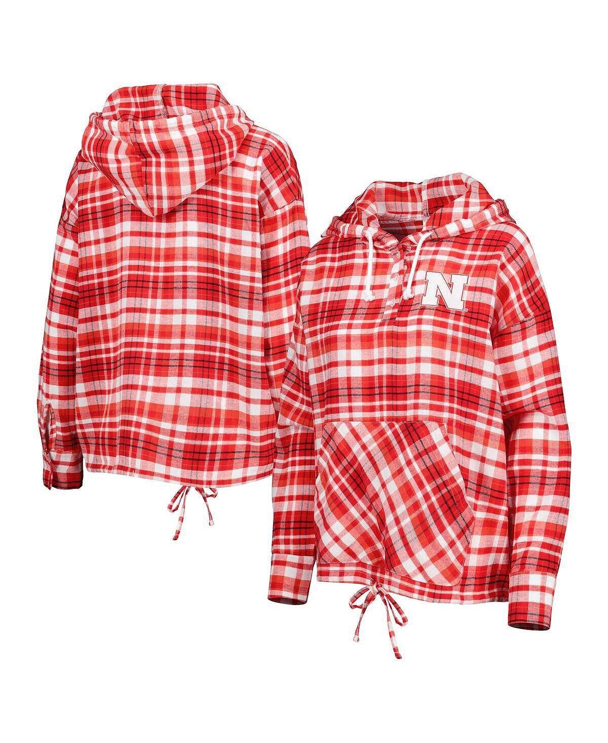 Женский клетчатый пуловер с капюшоном Scarlet Nebraska Huskers Mainstay Concepts Sport
Женский клетчатый пуловер с капюшоном Scarlet Nebraska Huskers Mainstay Concepts Sport