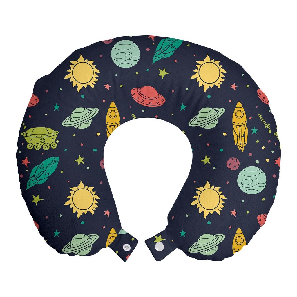 ABAKUHAUS Space Travel Pillow Подушка для шеи, Galaxy Themed Image Art, Пенопластовые дорожные принадлежности для самолета и автомобиля, 30x30 см, Разноцветные
ABAKUHAUS Space Travel Pillow Подушка для шеи, Galaxy Themed Image Art, Пенопластовые дорожные принадлежности для самолета и автомобиля, 30x30 см, Разноцветные
