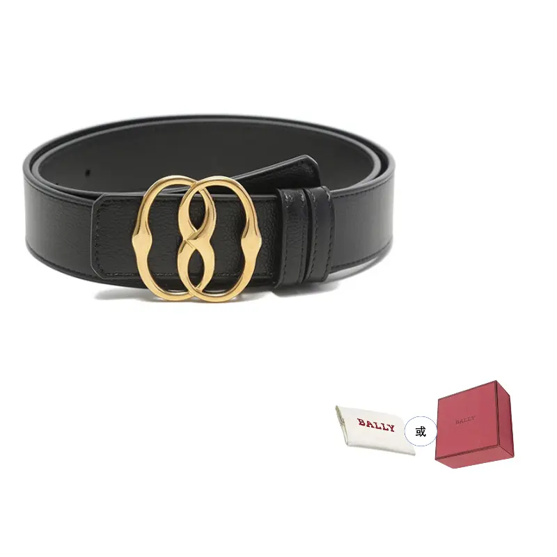BALLY Мужской черный кожаный ремень с двойной пряжкой без отделки шириной 3.5 см, Black
BALLY Мужской черный кожаный ремень с двойной пряжкой без отделки шириной 3.5 см, Black