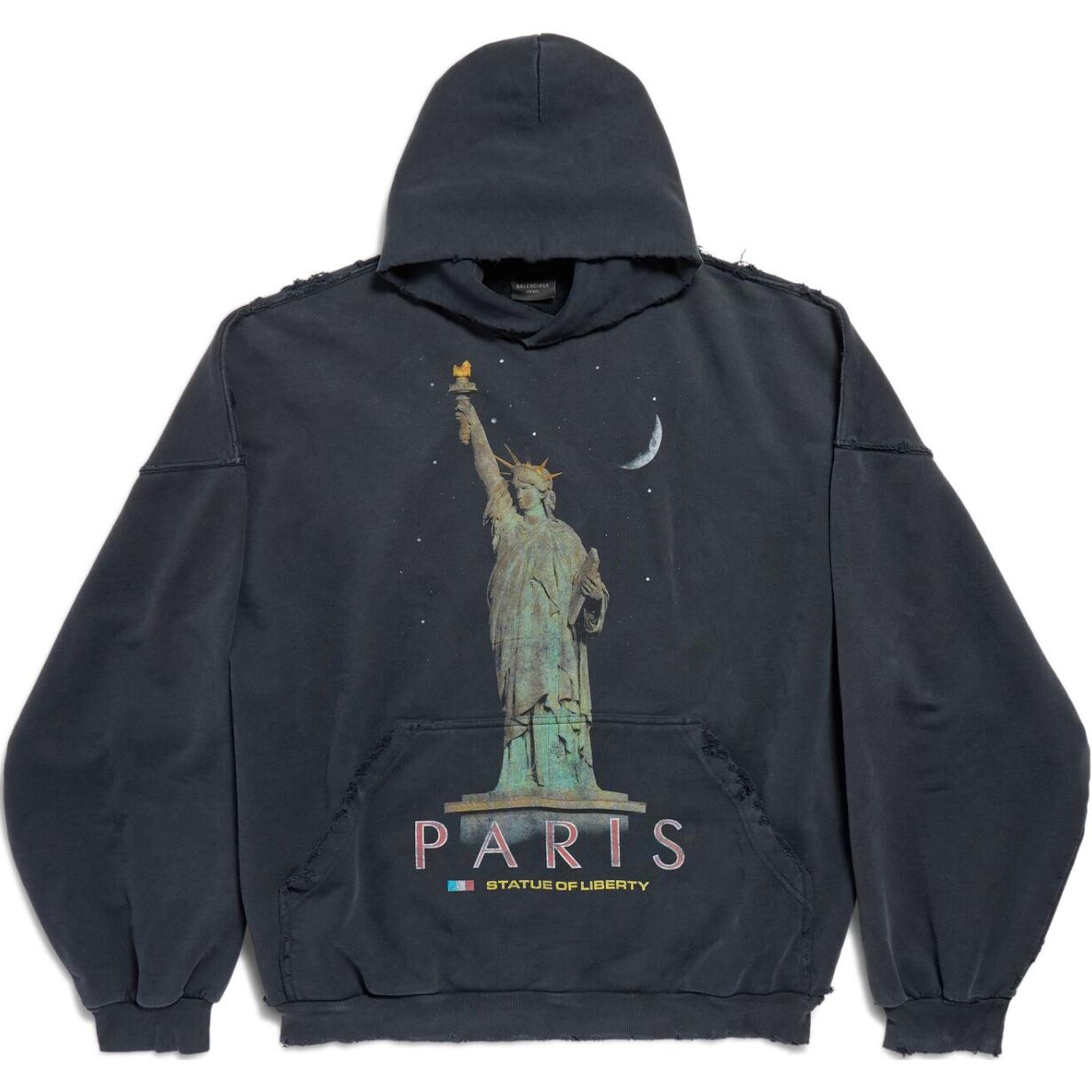 Толстовка мужская черная Balenciaga, черный
Толстовка мужская черная Balenciaga, черный