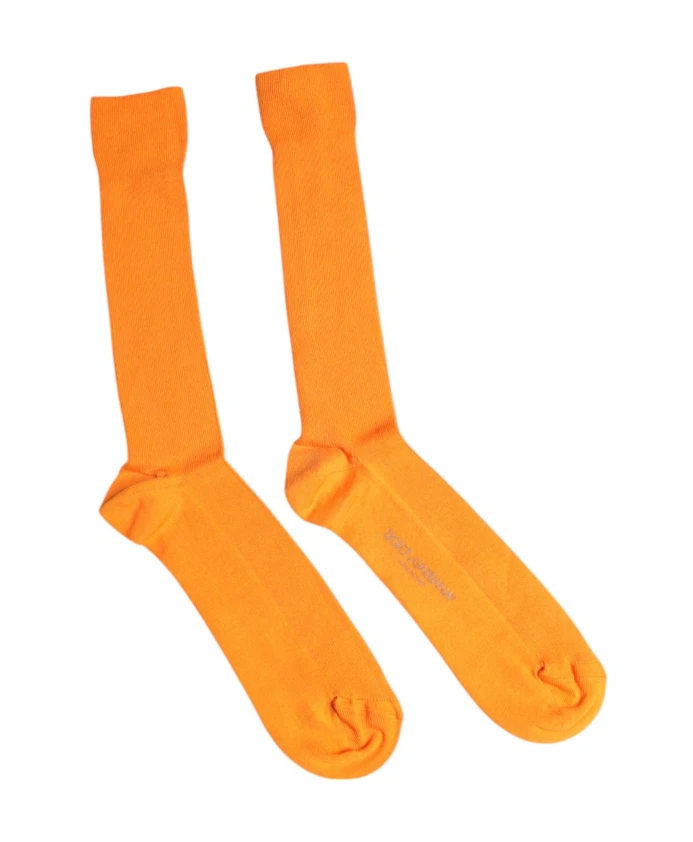 Хлопковые носки выше колена с логотипом Dolce & Gabbana, оранжевый
Хлопковые носки выше колена с логотипом Dolce & Gabbana, оранжевый