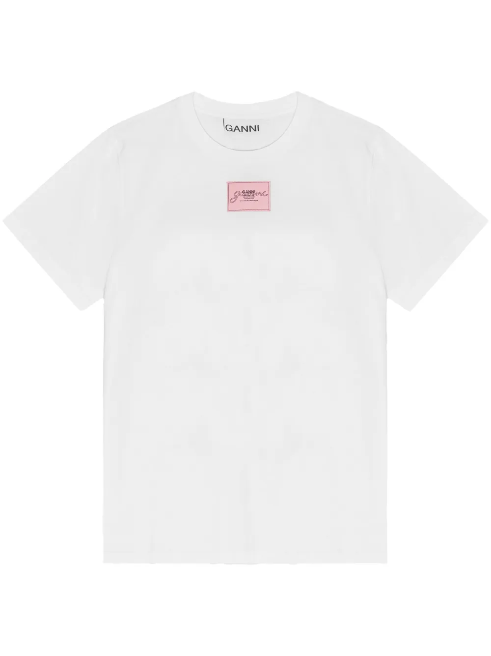 Футболка с графичным принтом GANNI, белый
Футболка с графичным принтом GANNI, белый