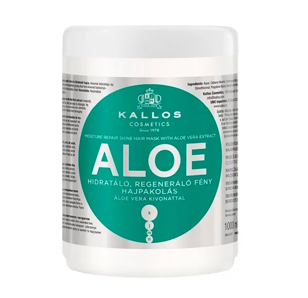 Увлажняющая маска для волос Aloe Kallos, 1.000 ml
Увлажняющая маска для волос Aloe Kallos, 1.000 ml