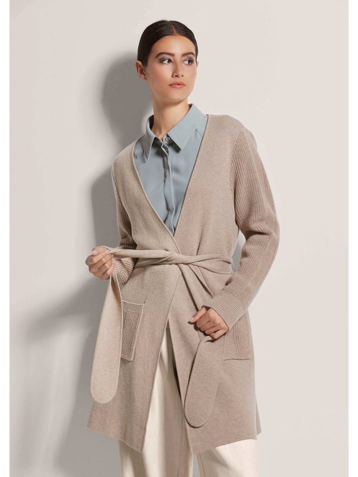 MADELEINE Длинный кардиган цвета бербер / кремовый / меланж
MADELEINE Длинный кардиган цвета бербер / кремовый / меланж