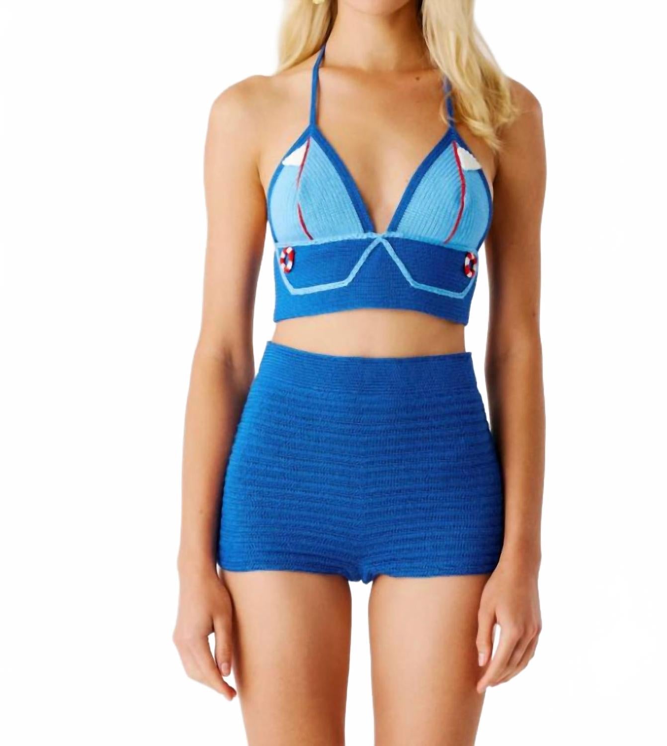 My Beachy Side Вязаные крючком мини-шорты Chouchou, темно-синие
My Beachy Side Вязаные крючком мини-шорты Chouchou, темно-синие