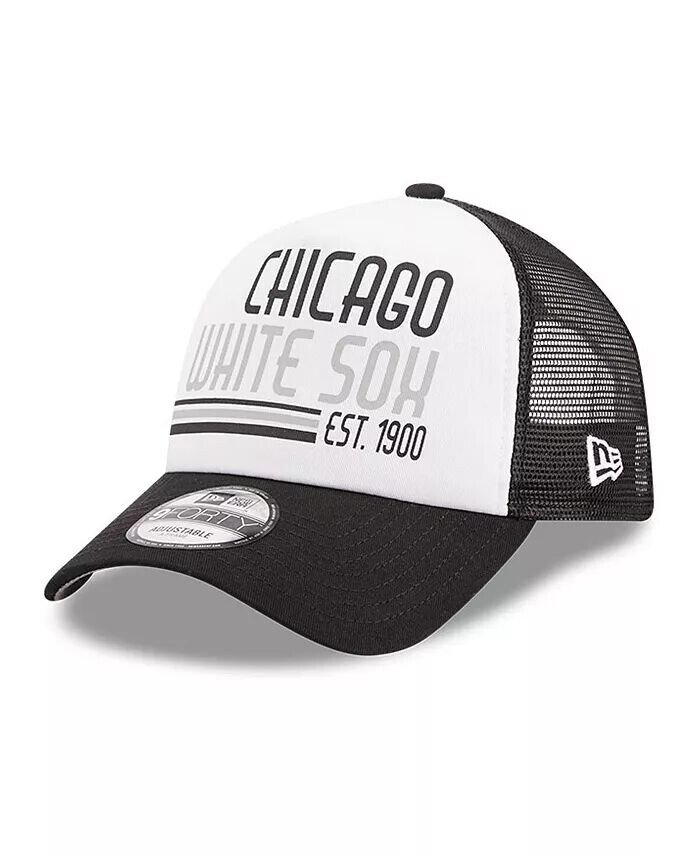 Мужская белая, черная регулируемая кепка Chicago White Sox с А-образной рамкой Trucker 9FORTY New Era, белый
Мужская белая, черная регулируемая кепка Chicago White Sox с А-образной рамкой Trucker 9FORTY New Era, белый