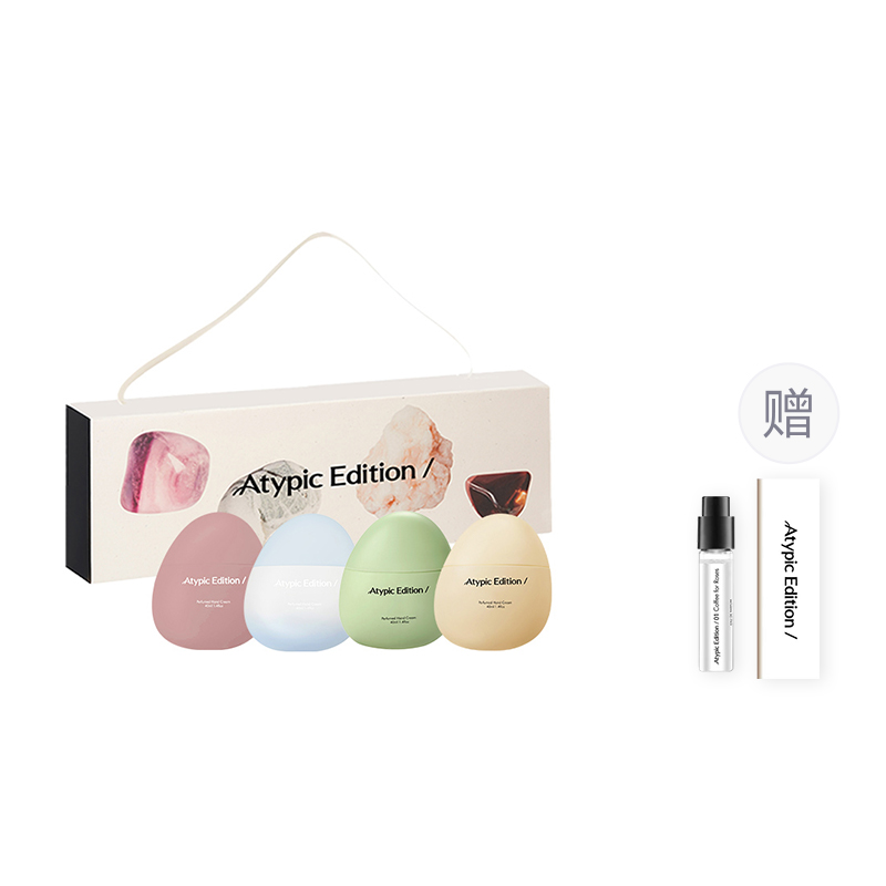 ATYPIC EDITION Подарочный набор по уходу за руками Four Seasons Крем для рук Ароматный увлажняющий 40мл*4 Atypic Edition/, 冷萃玫瑰+轻椰涟漪+乌龙清桃+满桂茶尖+送香水1.5ml一支
ATYPIC EDITION Подарочный набор по уходу за руками Four Seasons Крем для рук Ароматный увлажняющий 40мл*4 Atypic Edition/, 冷萃玫瑰+轻椰涟漪+乌龙清桃+满桂茶尖+送香水1.5ml一支