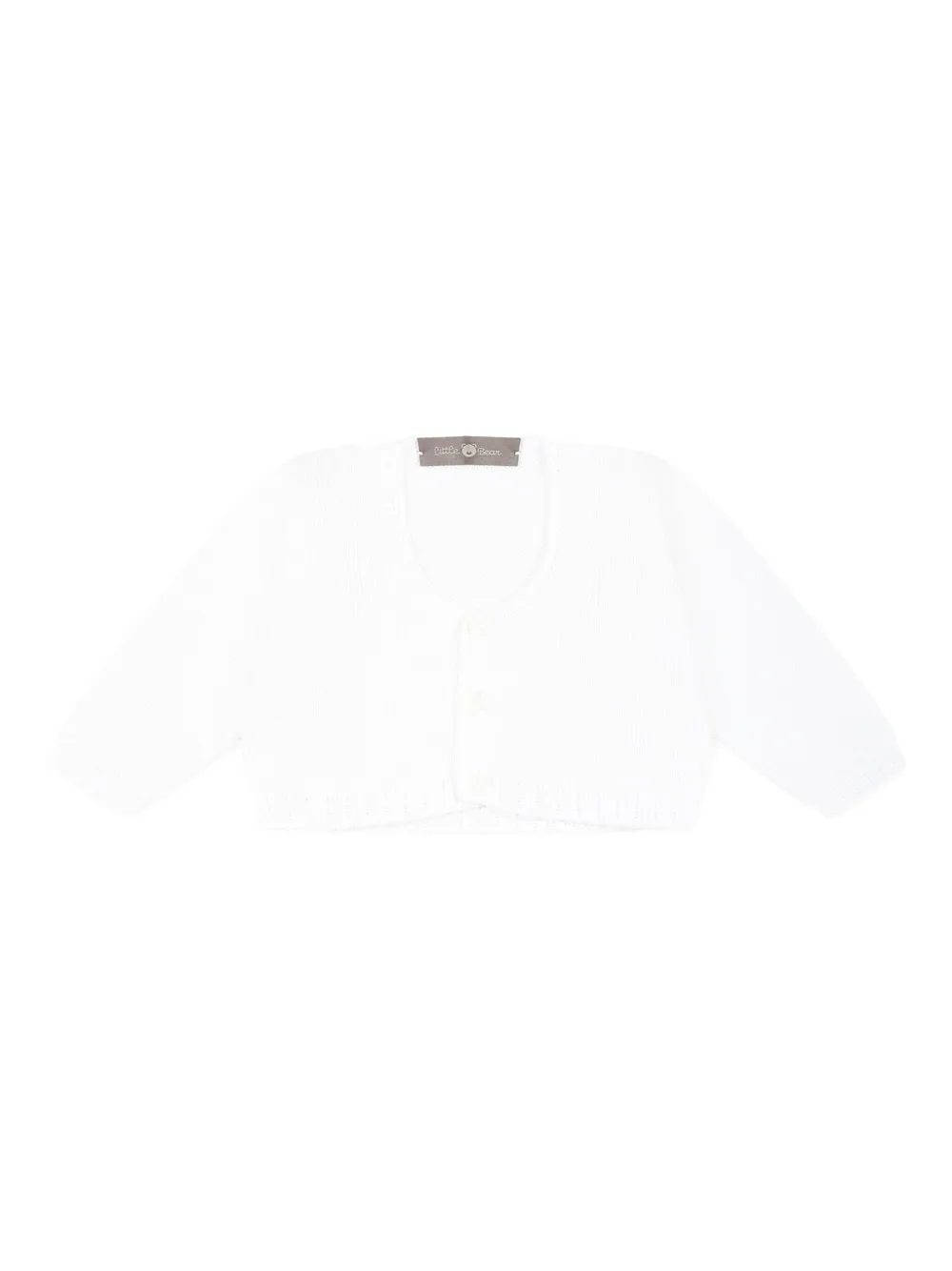 Кардиган на пуговицах Little Bear, белый
Кардиган на пуговицах Little Bear, белый