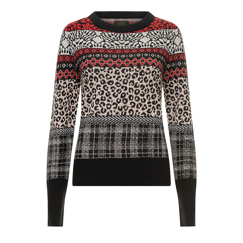 Исландский свитер Zara с круглым вырезом (женский), Multi Leopard
Исландский свитер Zara с круглым вырезом (женский), Multi Leopard