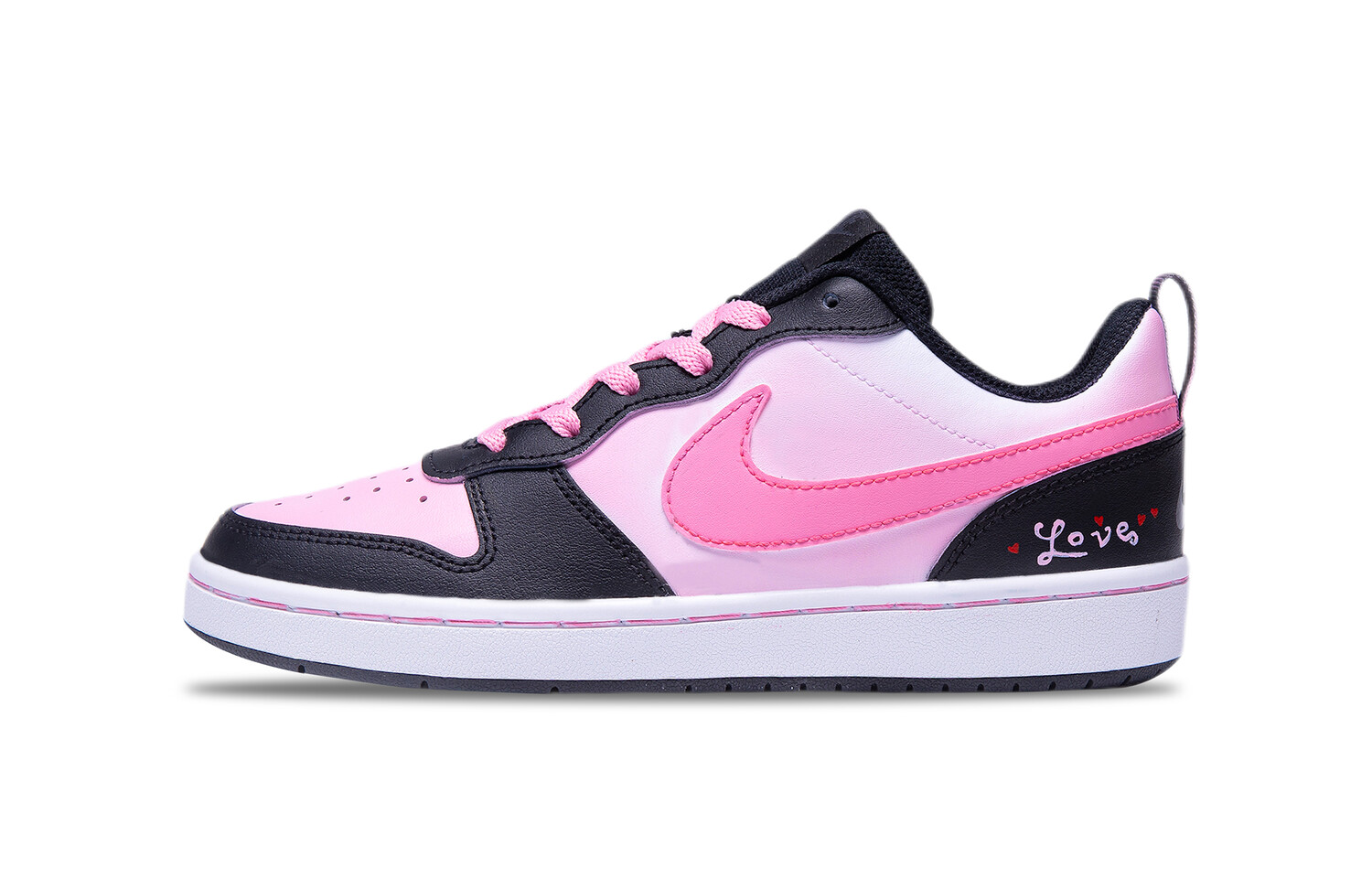 Кроссовки Nike Court Borough Kids' Skateboarding Shoes Grade School, черный/розовый
Кроссовки Nike Court Borough Kids' Skateboarding Shoes Grade School, черный/розовый