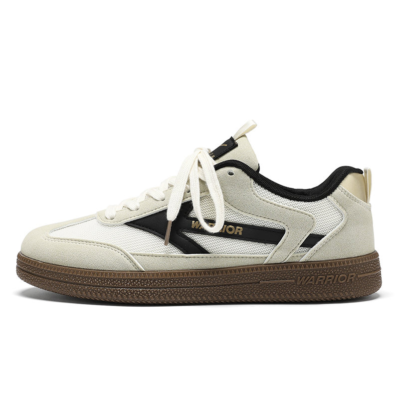WARRIOR Антискользящие износостойкие низкие скейтерские кроссовки мужские - бежевый/черный, цвет Beige/Black
WARRIOR Антискользящие износостойкие низкие скейтерские кроссовки мужские - бежевый/черный, цвет Beige/Black