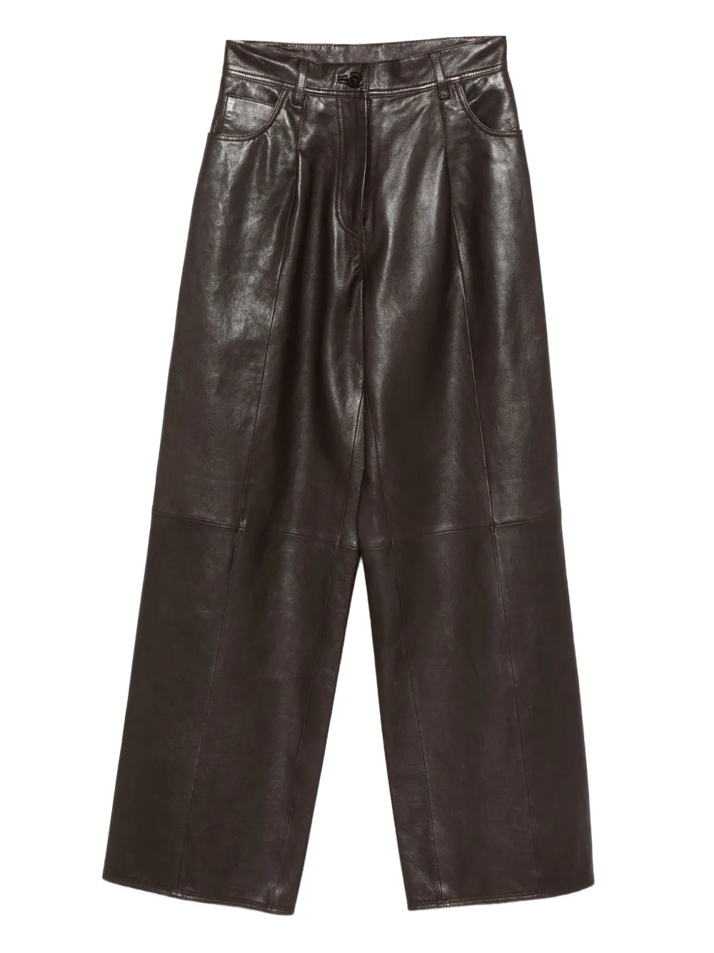 Кожаные брюки Forte Forte, коричневый
Кожаные брюки Forte Forte, коричневый