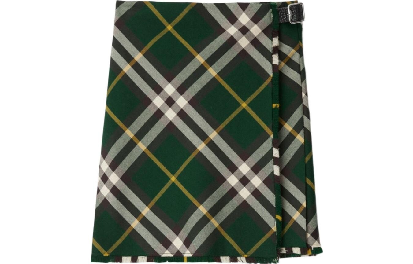Юбка повседневная женская зеленая Burberry 
Юбка повседневная женская зеленая Burberry
