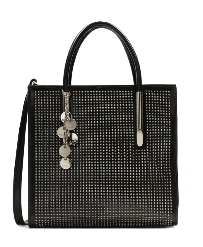 Сумочка с брелком, украшенная серебряными стразами Kazar, черный
Сумочка с брелком, украшенная серебряными стразами Kazar, черный