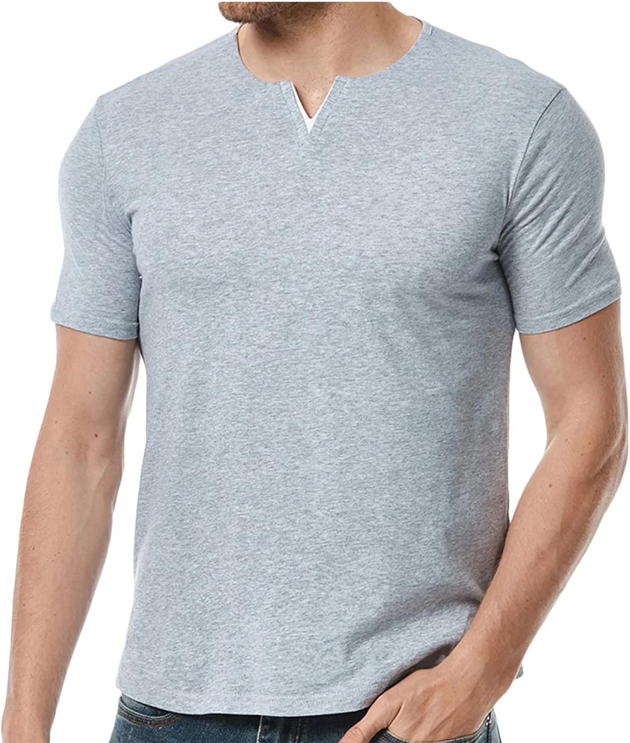 Zeiyignr мужская футболка Slim Fit V-образный вырез короткий рукав
Zeiyignr мужская футболка Slim Fit V-образный вырез короткий рукав