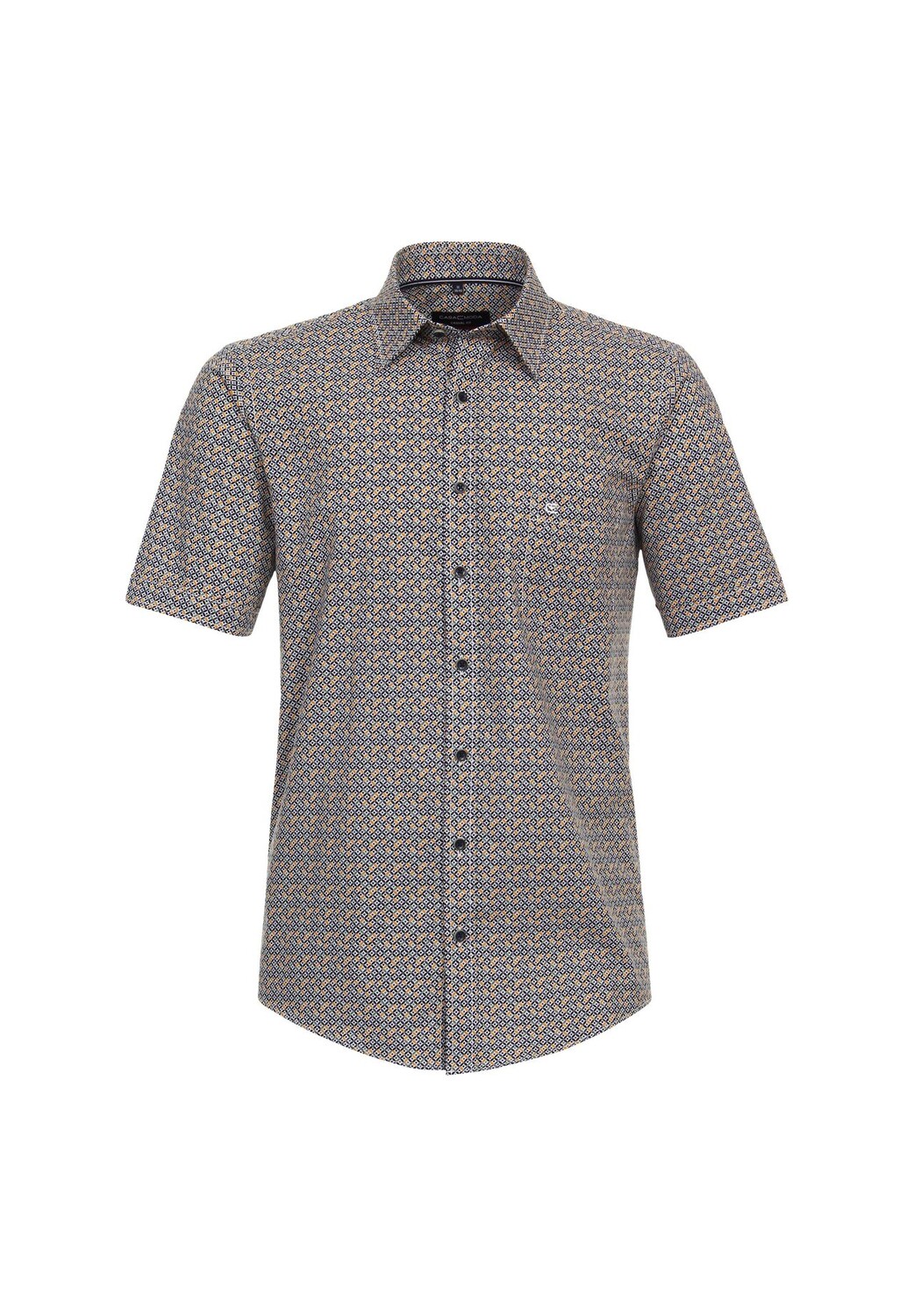 Мужская повседневная рубашка, принт с короткими рукавами, повседневный крой CASAMODA, желтый
Мужская повседневная рубашка, принт с короткими рукавами, повседневный крой CASAMODA, желтый