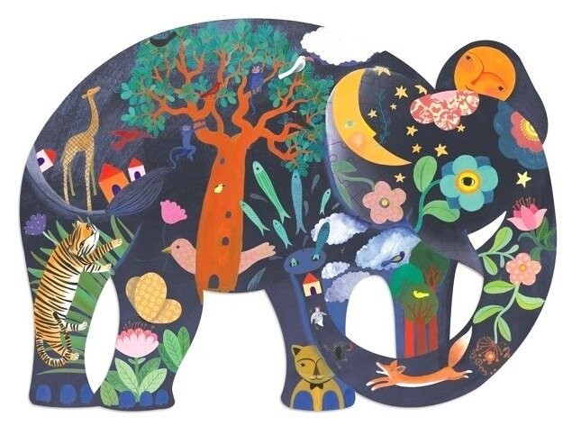 Djeco, пазл, в коробке, Слон, 150 шт.
Djeco, пазл, в коробке, Слон, 150 шт.