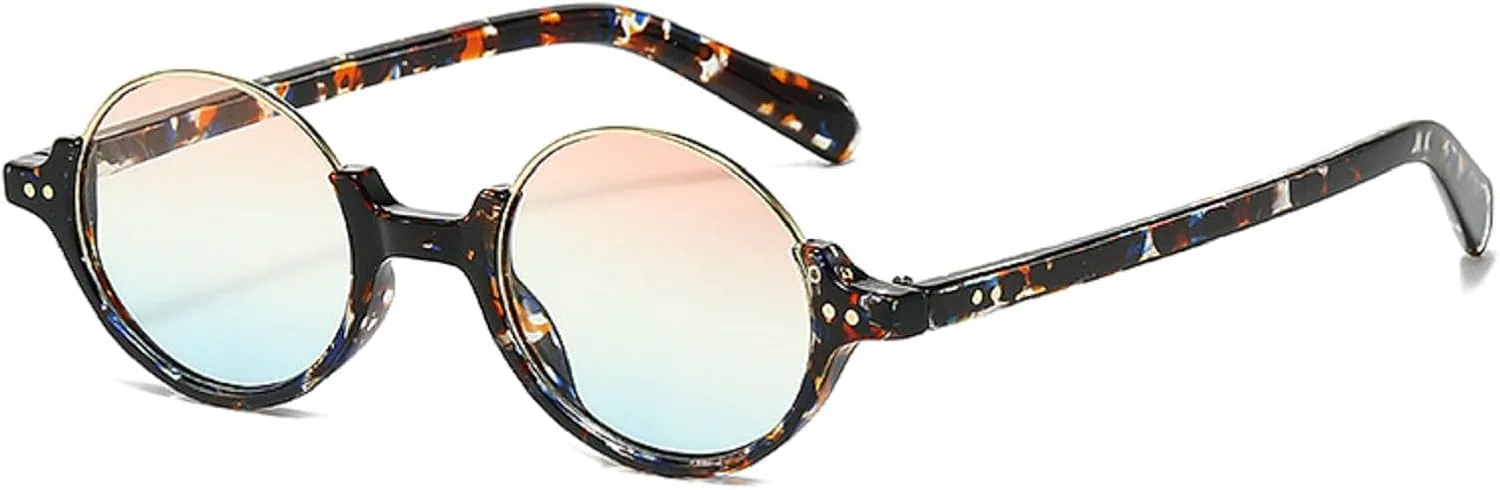 Полуободковые круглые солнцезащитные очки для мужчин и женщин, роскошные дизайнерские панк-очки, защита от ультрафиолета UV400, модель 6189 Melrose, Pink&blue
Полуободковые круглые солнцезащитные очки для мужчин и женщин, роскошные дизайнерские панк-очки, защита от ультрафиолета UV400, модель 6189 Melrose, Pink&blue