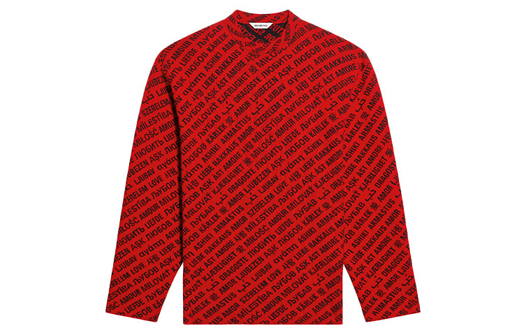 Свитер женский красный Balenciaga
Свитер женский красный Balenciaga