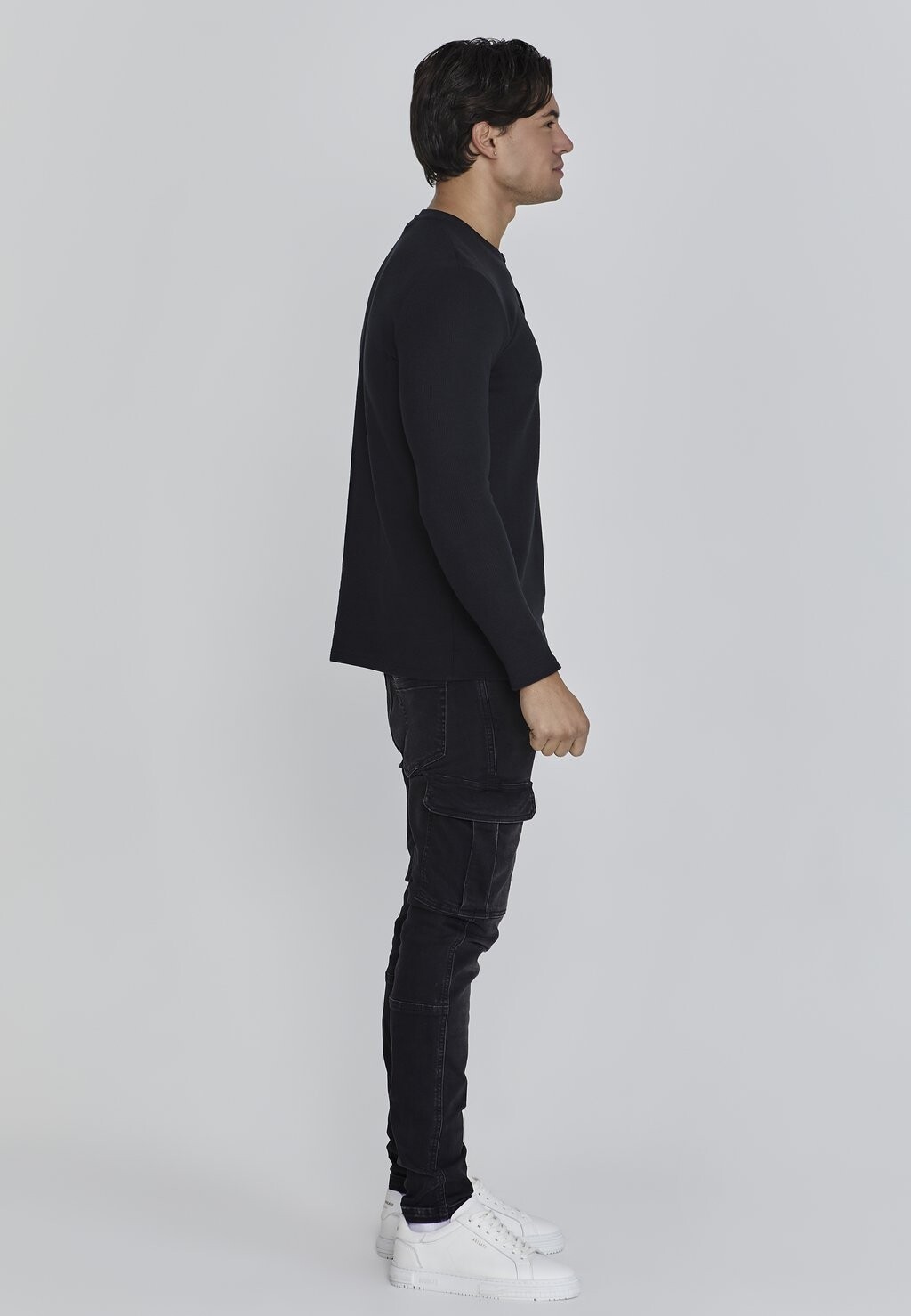 Топ с длинными рукавами HENLEY SIKSILK, черный
Топ с длинными рукавами HENLEY SIKSILK, черный