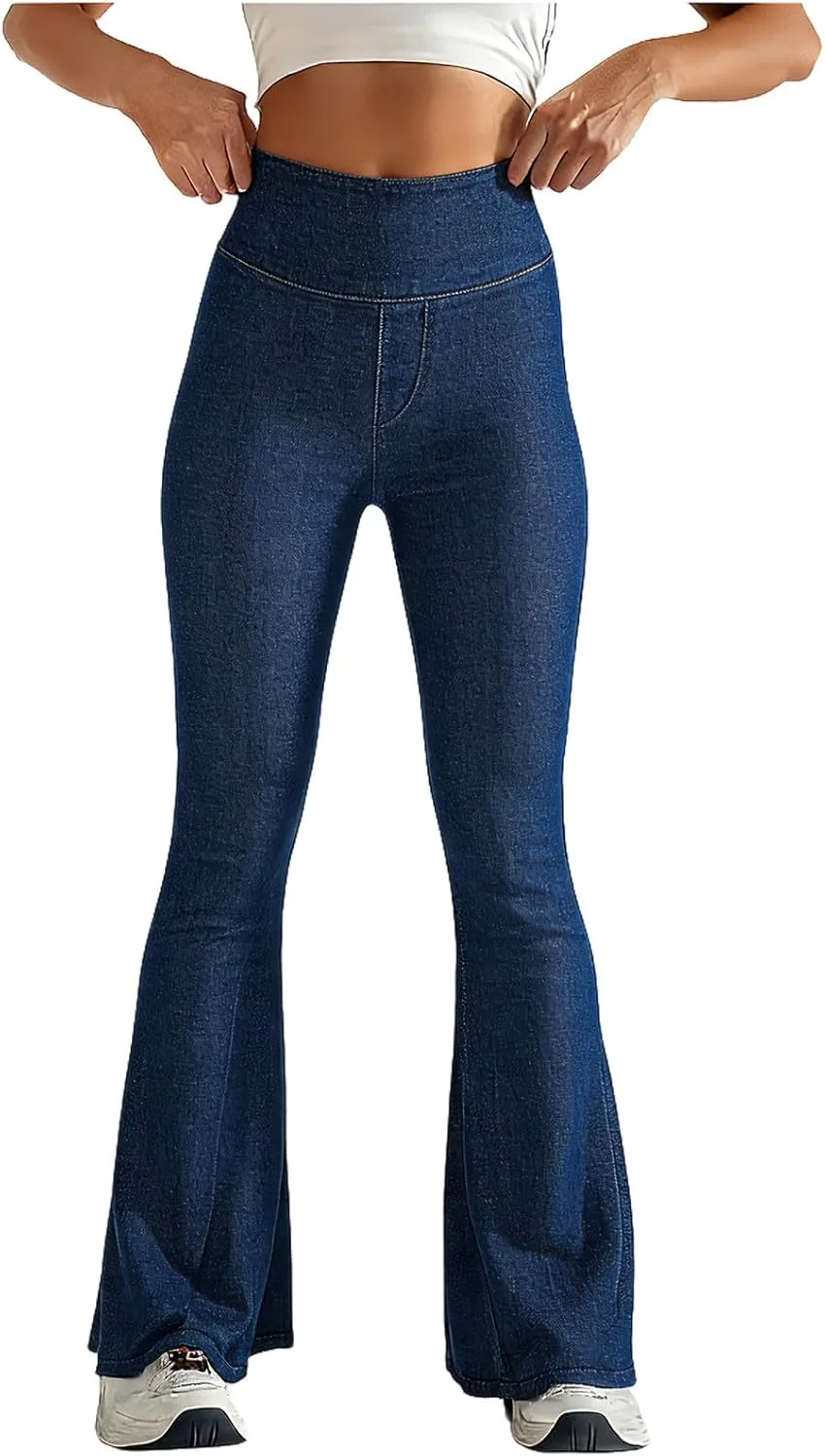 Джинсы-легинсы для женщин, stretch high waisted bootcut
Джинсы-легинсы для женщин, stretch high waisted bootcut