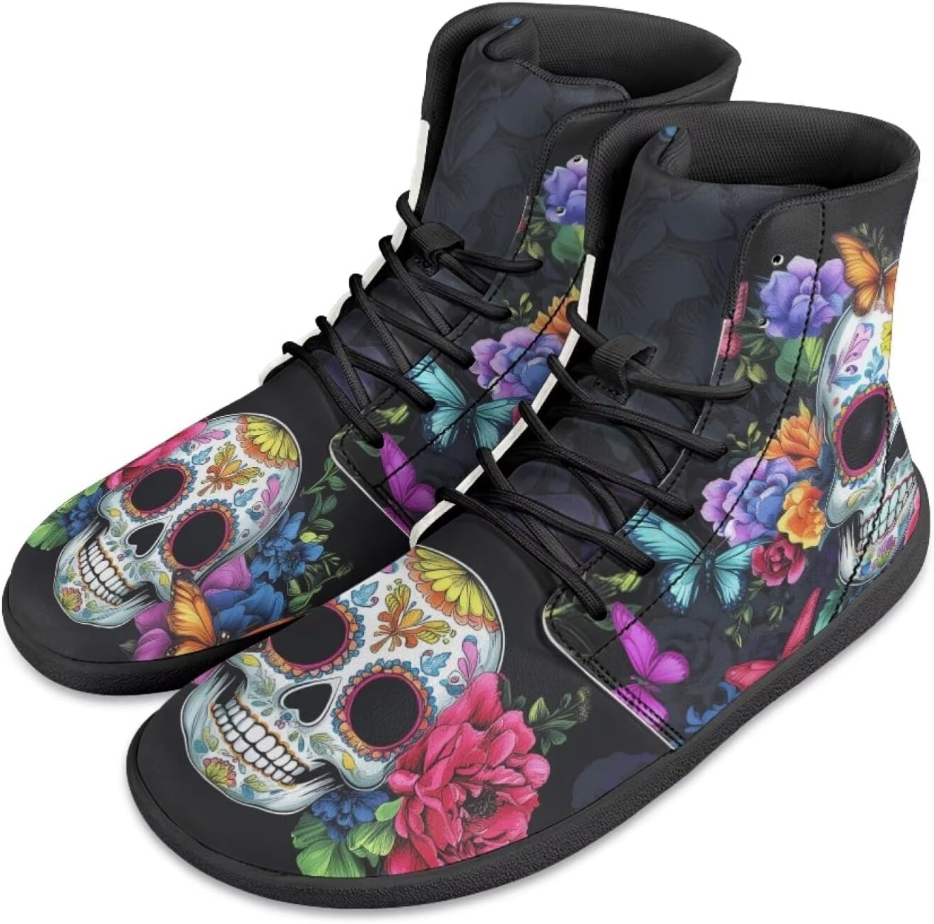 Мужские босоножки Jeiento Skull, высокие кроссовки из ПУ-кожи для ходьбы, легкие ботинки с широкой носовой частью, шнуровка, беговые кроссовки, Cute Flower Skull
Мужские босоножки Jeiento Skull, высокие кроссовки из ПУ-кожи для ходьбы, легкие ботинки с широкой носовой частью, шнуровка, беговые кроссовки, Cute Flower Skull